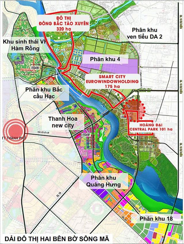 Tập đoàn T&T xây dựng Khu đô thị 320ha ở TP. Thanh Hóa